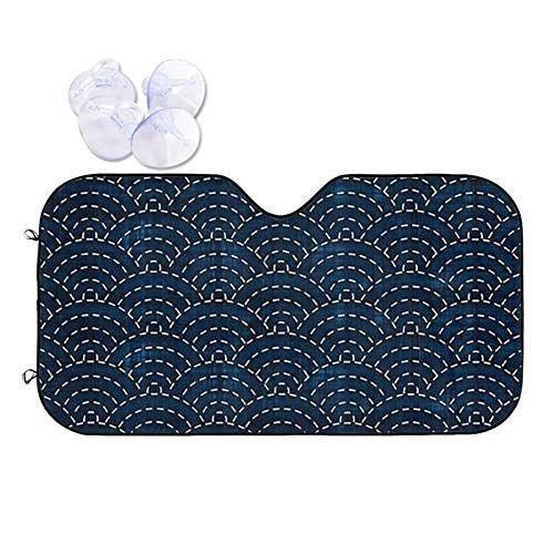 和風格縞 サンシェード 車 フロントサンシェード 日除け 軽自動車 吸盤 Uvカットキャラクター アニメ グッズ 雑貨 かわいい おしゃれ Terramonostore 通販 Yahoo ショッピング