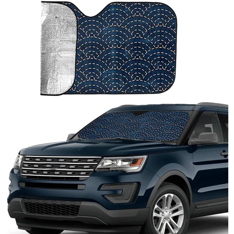 和風格縞 サンシェード 車 フロントサンシェード 日除け 軽自動車 吸盤 Uvカットキャラクター アニメ グッズ 雑貨 かわいい おしゃれ Terramonostore 通販 Yahoo ショッピング