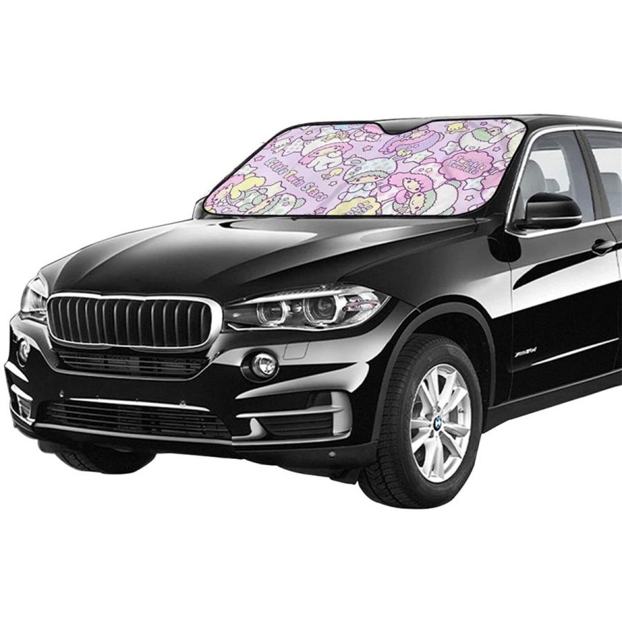 最高級 リトルツインスターズ キキララ サンシェード 車 フロントサンシェード 日除け 軽自動車 吸盤 Uvカットキャラクター Danesi アニメ Aynaelda Com