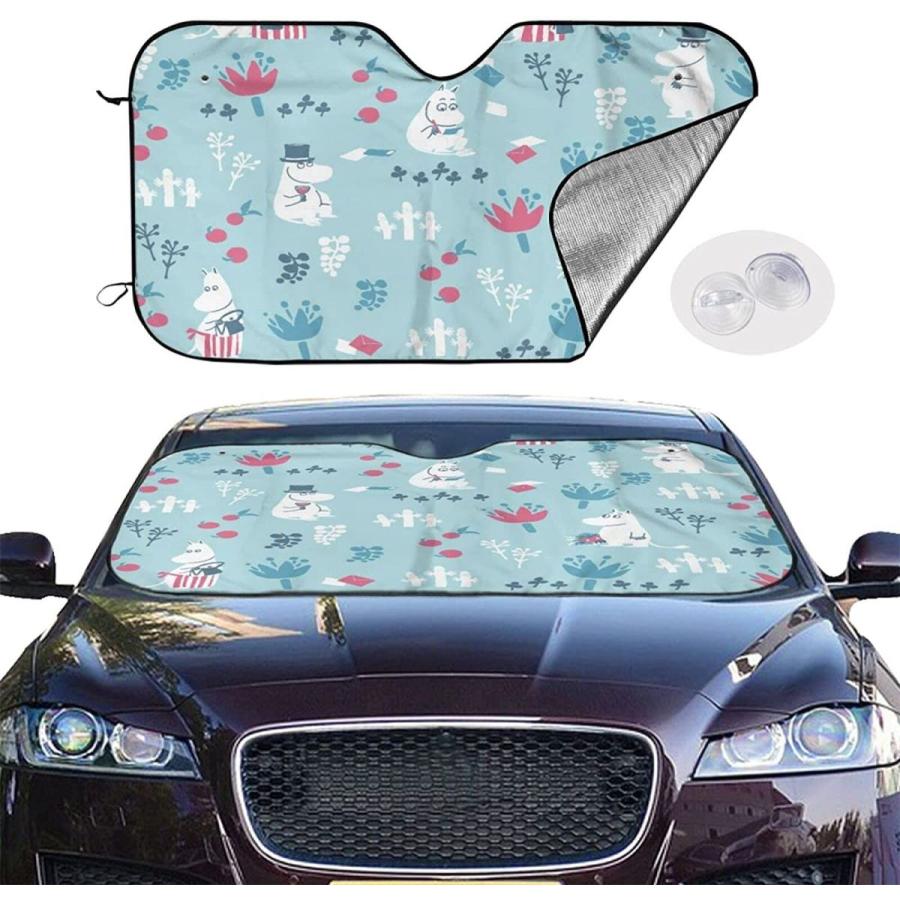 ムーミン サンシェード 車 フロントサンシェード Uvカット かわいい Danesi 日除け 軽自動車 吸盤 車用品 おしゃれ１３０ ７０c Terramonostore 通販 Yahoo ショッピング