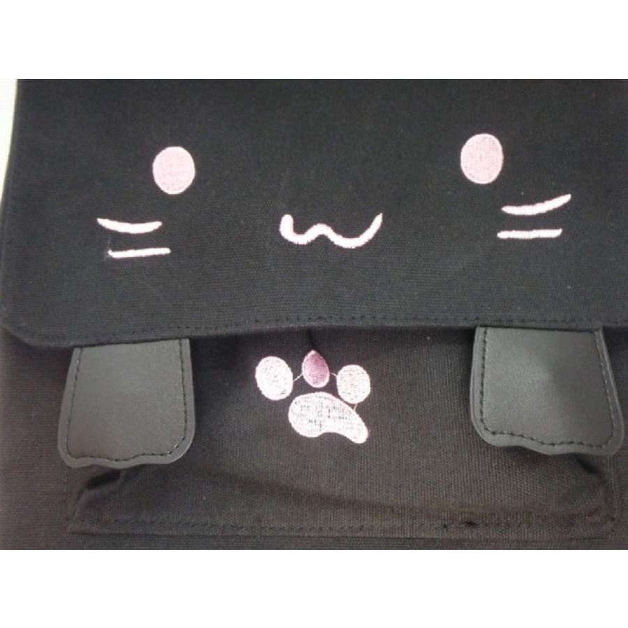 レディース かわいい 黒猫リュック ピンク｜terramono｜06
