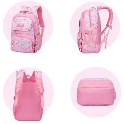 お洒落 Bansusu 子供リュックサック 花柄 ピーキー 可愛い 女の子 バックパック 大容量 多機能 軽量 小学生 デイパック 旅行 低学年 お Avmap Gr