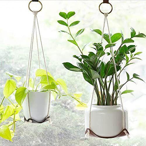 Bennyue 吊り下げ ロープ ハンギングプランター 植木鉢 鉢植え用 鉢 プラントハンガー レザープラントハンガー 吊りスタンド 綿縄 Terramonostore 通販 Yahoo ショッピング
