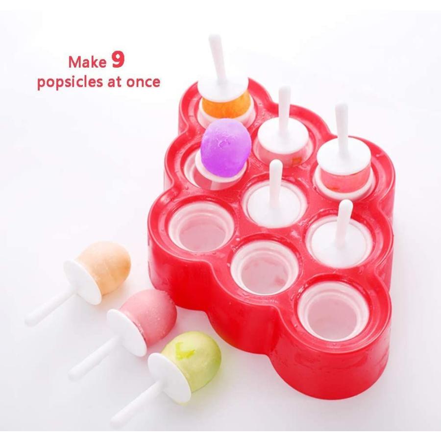 ックシリコーンミニアイスポップモールドアイスクリームボールロリーメーカーポプシクル鋳型ベビーdiy食品フルーツシェイクアイスクリーム冷凍モー その他製菓材料