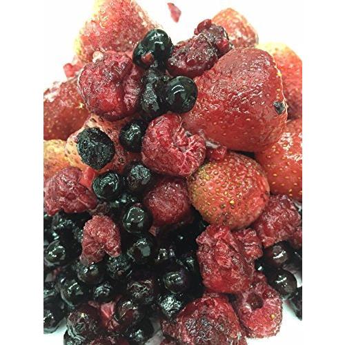 冷凍スリーベリーフルーツ（いちご、ブルーベリー、ラズベリー）２kg (1000g×2）いちご（メキシコ）ブルーベリ｜terramono｜04