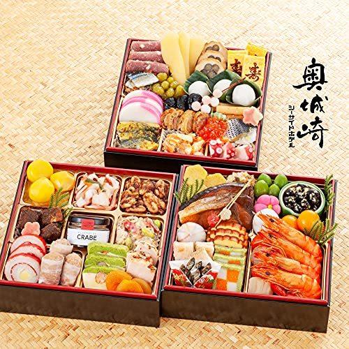 最安挑戦 奥城崎シーサイドホテル 冷凍おせち 三段重 47品目 3人前 12月30日お届け Cisama Sc Gov Br