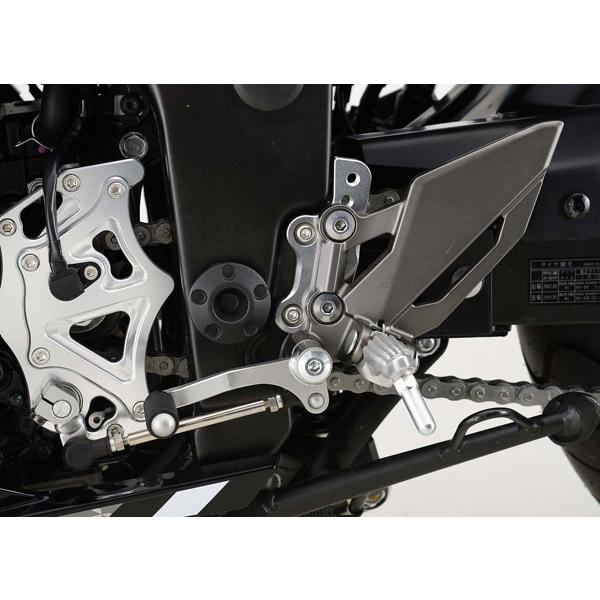 ポッシュフェイス POSH Faith ステップアッププレート NINJA250R / NINJA250 / Z250用 シルバー 034072-03_2