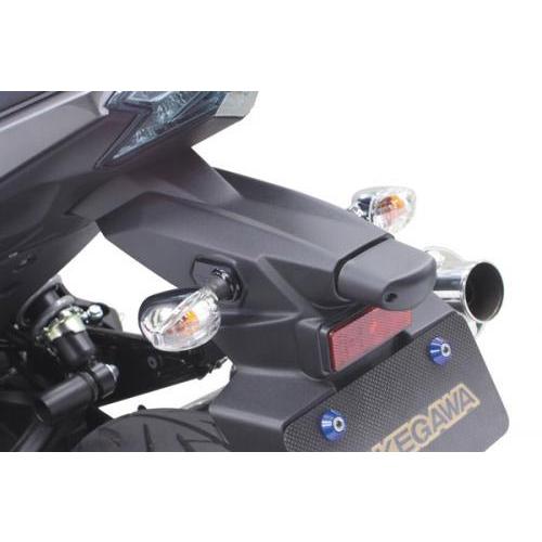 スペシャルパーツ武川 SP武川 Z125 PRO用 ストリームラインウインカーキット メッキボディー 05-08-0415の画像