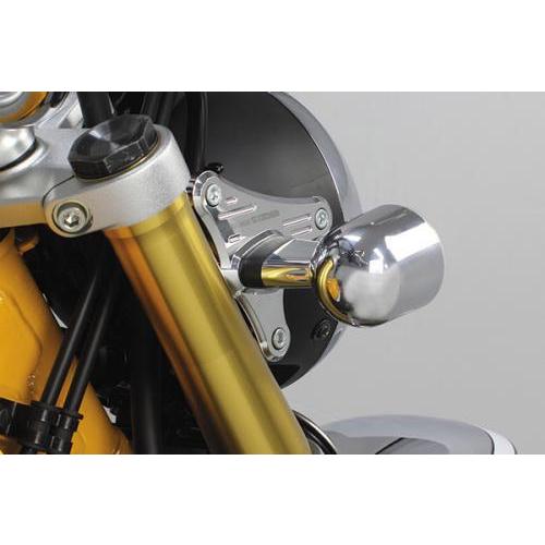 スペシャルパーツ武川 SP武川 モンキー125 JB02/JB03・ダックス125 JB04用 ヘッドライトステー クロムメッキ 05-08-0464の画像