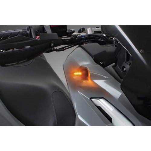 スペシャルパーツ武川 SP武川 ADV160・ADV150用 ストリームラインミニLEDウインカーキット スモーク 05-08-0722の画像