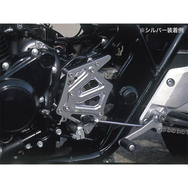 ポッシュフェイス POSH Faith CB400SF V-TEC/II/III、CB400SB用 スプロケットカバー ブラック/レッド 051201-26の画像
