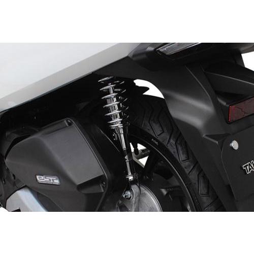 スペシャルパーツ武川 SP武川 PCX JF81 / PCX150 KF30 / PCX HYBRID JF84用 ローダウンリアショックアブソーバー クロムメッキ 06-04-0143の画像