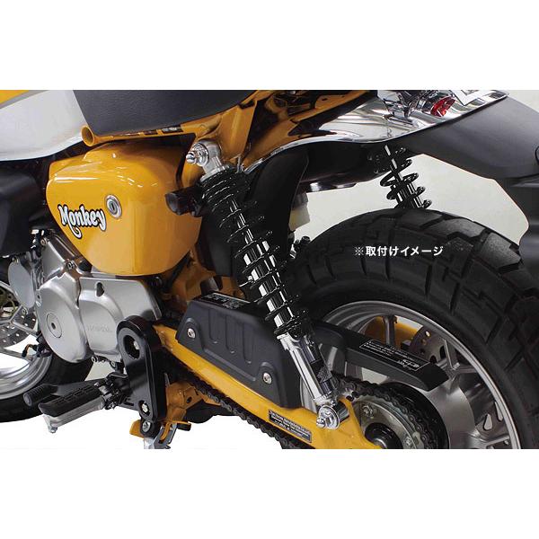 スペシャルパーツ武川 SP武川 モンキー125 / モンキー / ゴリラ用 リアショックアブソーバー 330mm/ブラック塗装 06-04-0177の画像