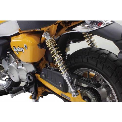 スペシャルパーツ武川 SP武川 モンキー・ゴリラ JB02 / JB03 / Z50J / AB27用 リアショックアブソーバー 330mm ゴールドメッキ 06-04-0185の画像