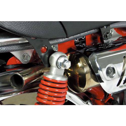 スペシャルパーツ武川 SP武川 カブ・DAX・クロスカブ・モンキー125等用 リアクッションマウントナット プレーン シルバー 06-06-0009の画像