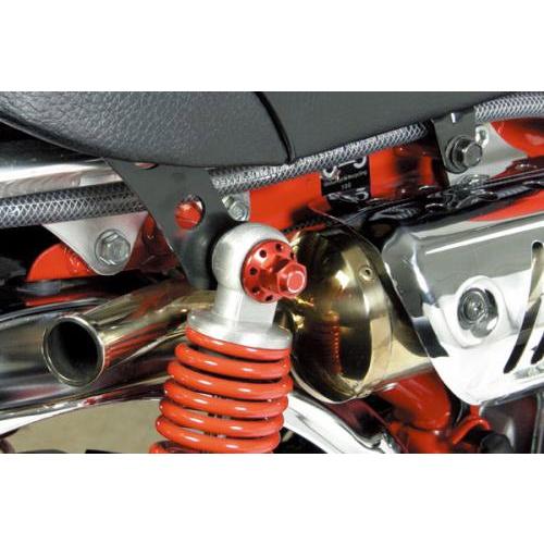 スペシャルパーツ武川 SP武川 カブ・DAX・クロスカブ・モンキー125等用 リアクッションマウントナット 8ホール レッド 06-06-0020の画像