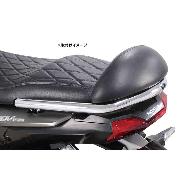スペシャルパーツ武川 SP武川 ADV150 KF38用 グラブバー クロムメッキ/バックレスト付き 09-11-0211の画像