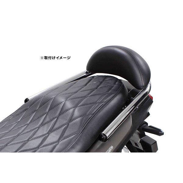 スペシャルパーツ武川 SP武川 ADV150 KF38用 グラブバー クロムメッキ/バックレスト付き 09-11-0211の画像