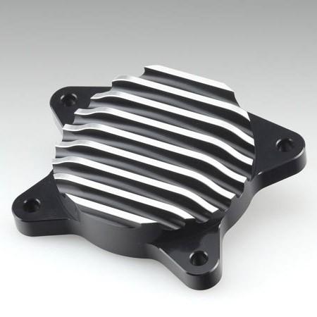 キジマ KIJIMA Z900RS / CAFE用 オイルラインカバー アルミビレット ブラック コントラスト 101-1504