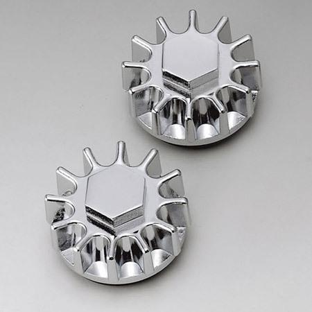 KIJIMA（キジマ） タペットキャップ 2個SET Z50 / CB400F用 メッキ 101