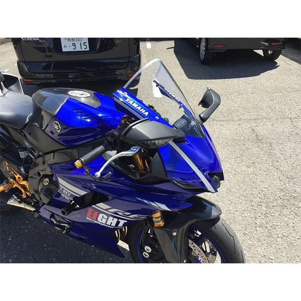 アクリポイント ACRY-Point YAMAHA 17-19 YZF-R6用 クリアスクリーン