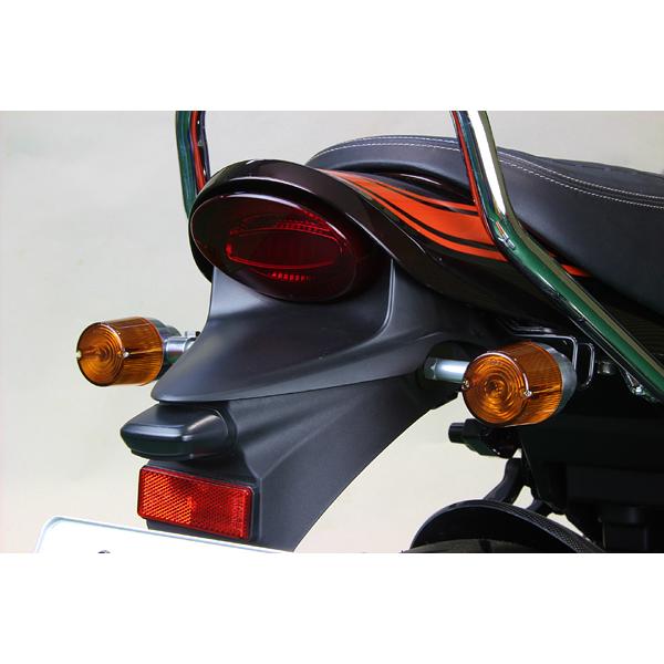 ポッシュフェイス Z900RS/CAFE（2018-2026）用 スーパーバイクウインカー車種専用キット バフボディ/オレンジレンズ 132093-13
