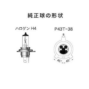 M＆Hマツシマ スタンダードハロゲン H4 12v 60/55w （クリア） 16C｜terranet｜02