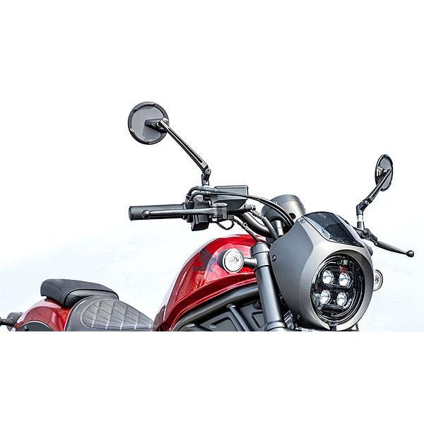 KIJIMA（キジマ） KIJIMA TECH12ミラー ラウンド ロングアーム