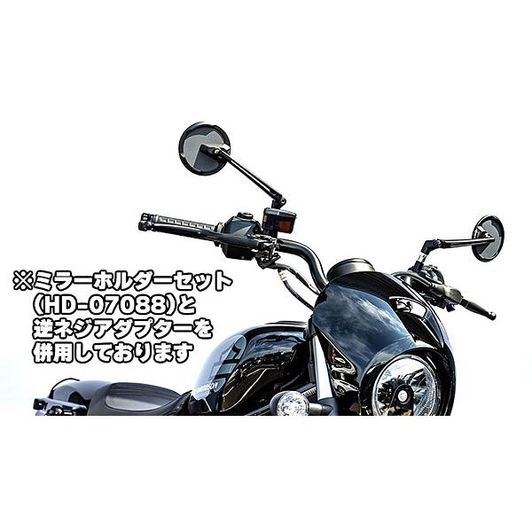 KIJIMA（キジマ） KIJIMA TECH12ミラー ラウンド ロングアーム