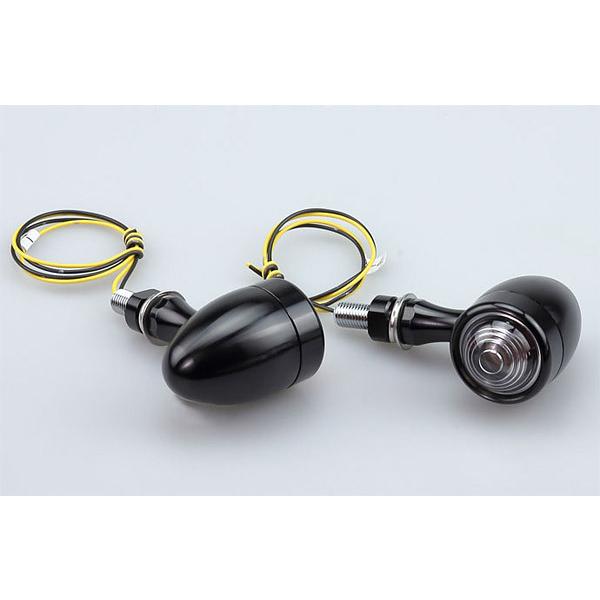 KIJIMA - キジマ ウインカー照明ランプ スターマインB4 黒いことアルマイト/読みやすい 12V23W 2個SET 219-1091 ライト、レンズ-バイク-車、バイク、自転車
