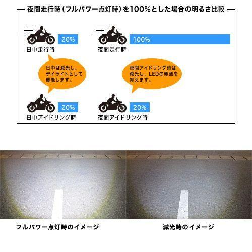 PROTEC（プロテック） バイク用LEDドライビングライト FLH-535 （REV