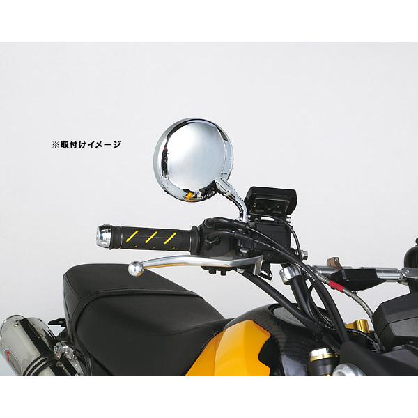 KITACO（キタコ） KITACO Z-IIミニミラー ショートステータイプ メッキ