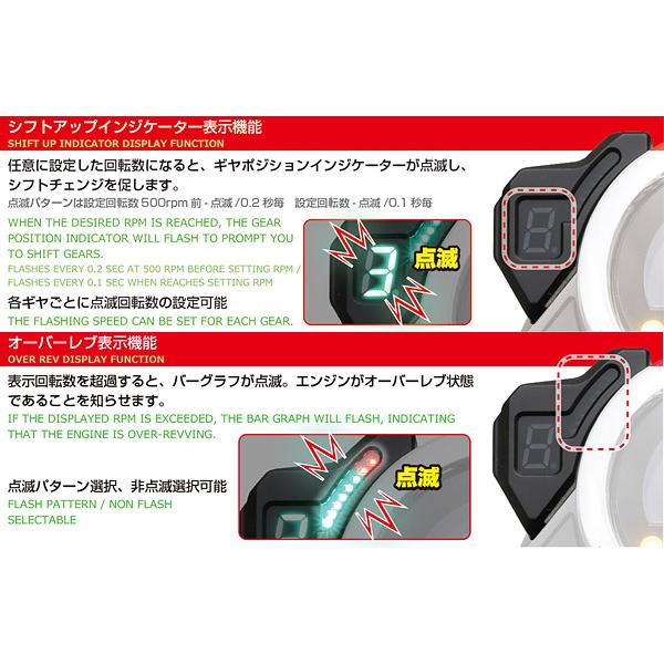 KITACO（キタコ） モンキー125 JB02用 ギヤポジションインジケーター