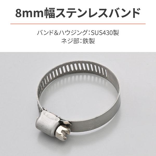 DAYTONA（デイトナ） ステンレスホースバンド Φ21-Φ38 10個入り 37220