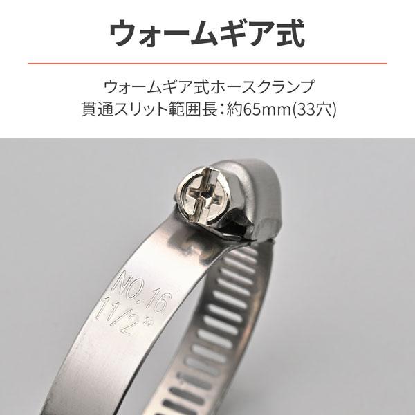 DAYTONA（デイトナ） ステンレスホースバンド Φ21-Φ38 10個入り 37220