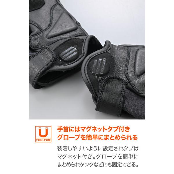 DAYTONA（デイトナ） DAYTONA DG-028 デニムストライプレザーグローブ