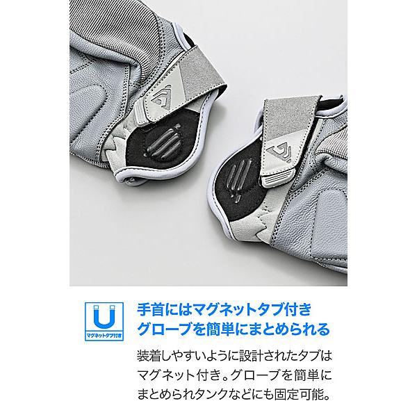 DAYTONA（デイトナ） DAYTONA DG-030 メッシュハードナックルグローブ ライトグレー Sサイズ 64612 : TERRA ...