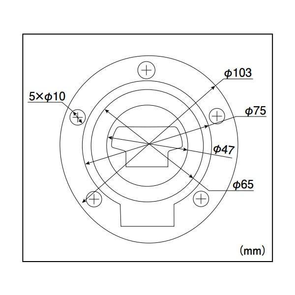 DAYTONA（デイトナ） フューエルキャップパッド（ポッティングタイプ