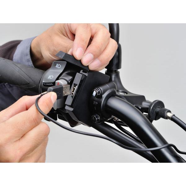 DAYTONA（デイトナ） バイク専用電源 スレンダーUSB Type-A 1ポート