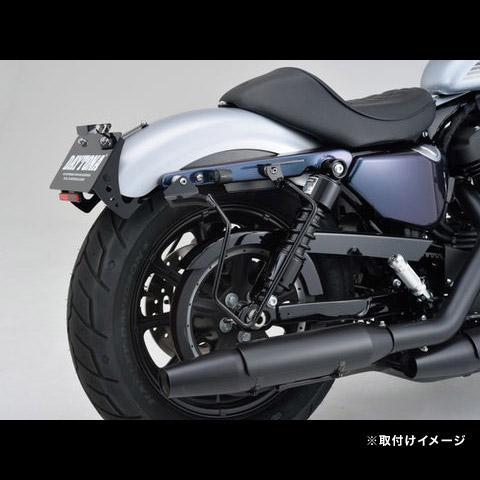 デイトナ DAYTONA ハーレー XL1200 / 883系（04-20）用 サドルバッグサポートLINK【左右セット】 グロスブラック 99958の画像