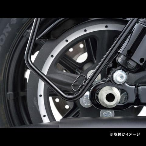 デイトナ DAYTONA ハーレー XL1200 / 883系（04-20）用 サドルバッグサポートLINK【左右セット】 グロスブラック 99958の画像