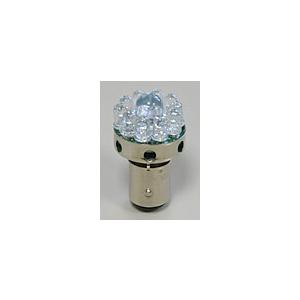 EB672-AR 12V LEDバルブ 逆回転タイプ M＆Hマツシマ イレブンビーム 口金ダブル型（口金形状：BAY15D）レッド