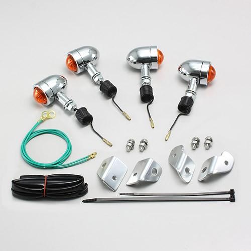 ハリケーン HURRICANE ズーマー（01-16 AF58）用 ミニブレットウインカーkit オレンジレンズ HA5312-01
