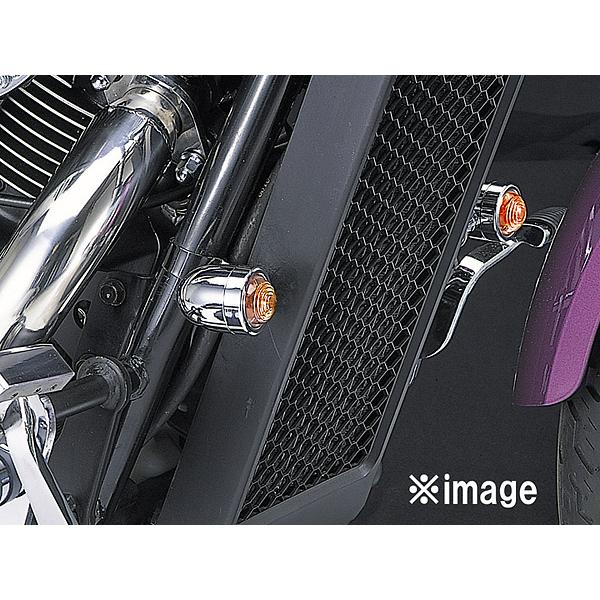 ハリケーン HURRICANE シャドウスラッシャー400 07-08 NC40用 ミニブレットウインカーkit フレームマウント オレンジレンズ HA5441の画像