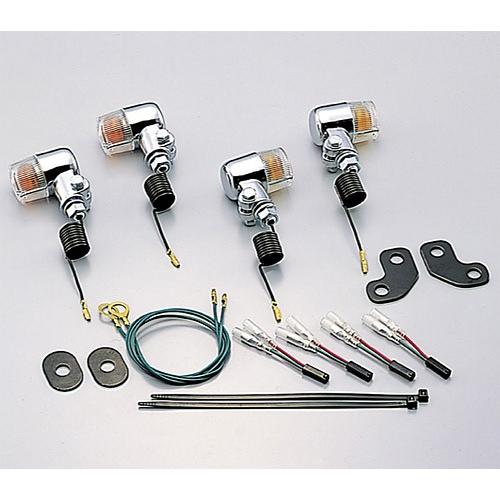 ハリケーン HURRICANE グラストラッカー / ビッグボーイ（00-16）用 ミニウインカーkit クリアレンズ HA5708C-02