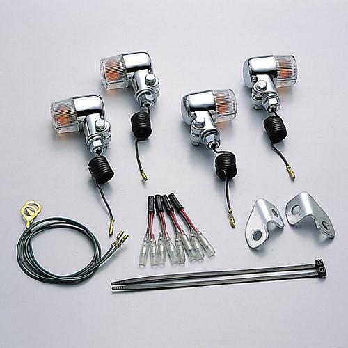 ハリケーン HURRICANE 250TR（02-13 BJ250F）用 ミニウインカーkit クリアレンズ HA5711C-02