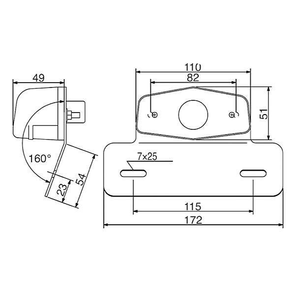 HURRICANE（ハリケーン） グラストラッカービックボーイ用 リア