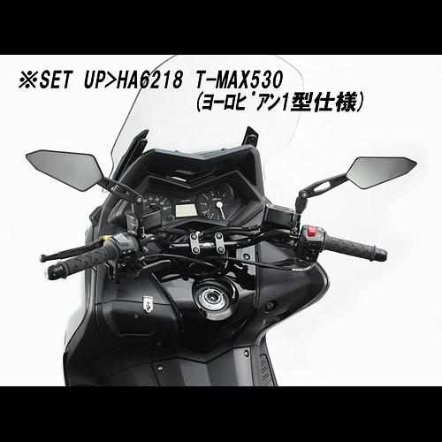 HURRICANE（ハリケーン） アジャストミラー TYPE I ブラック(取付ネジ