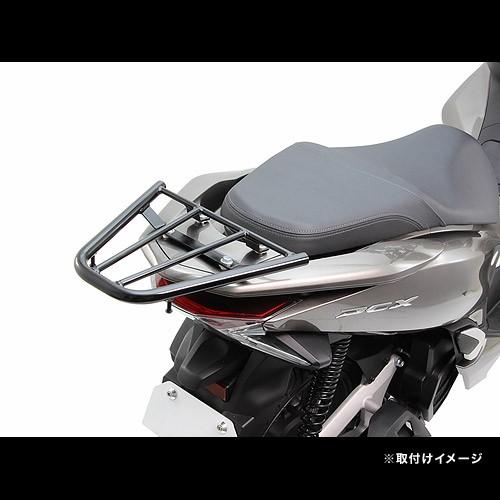 ハリケーン HURRICANE PCX160 / PCX150 / PCX125HYBRID / PCX125用 リアキャリア HA6493Bの画像