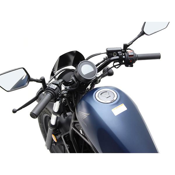 ハリケーン (HURRICANE) バックレスト ブラック パット付き レブル250 
